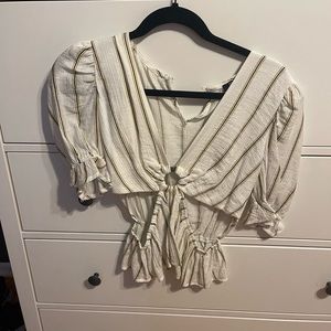 Size small short sleeve crop top